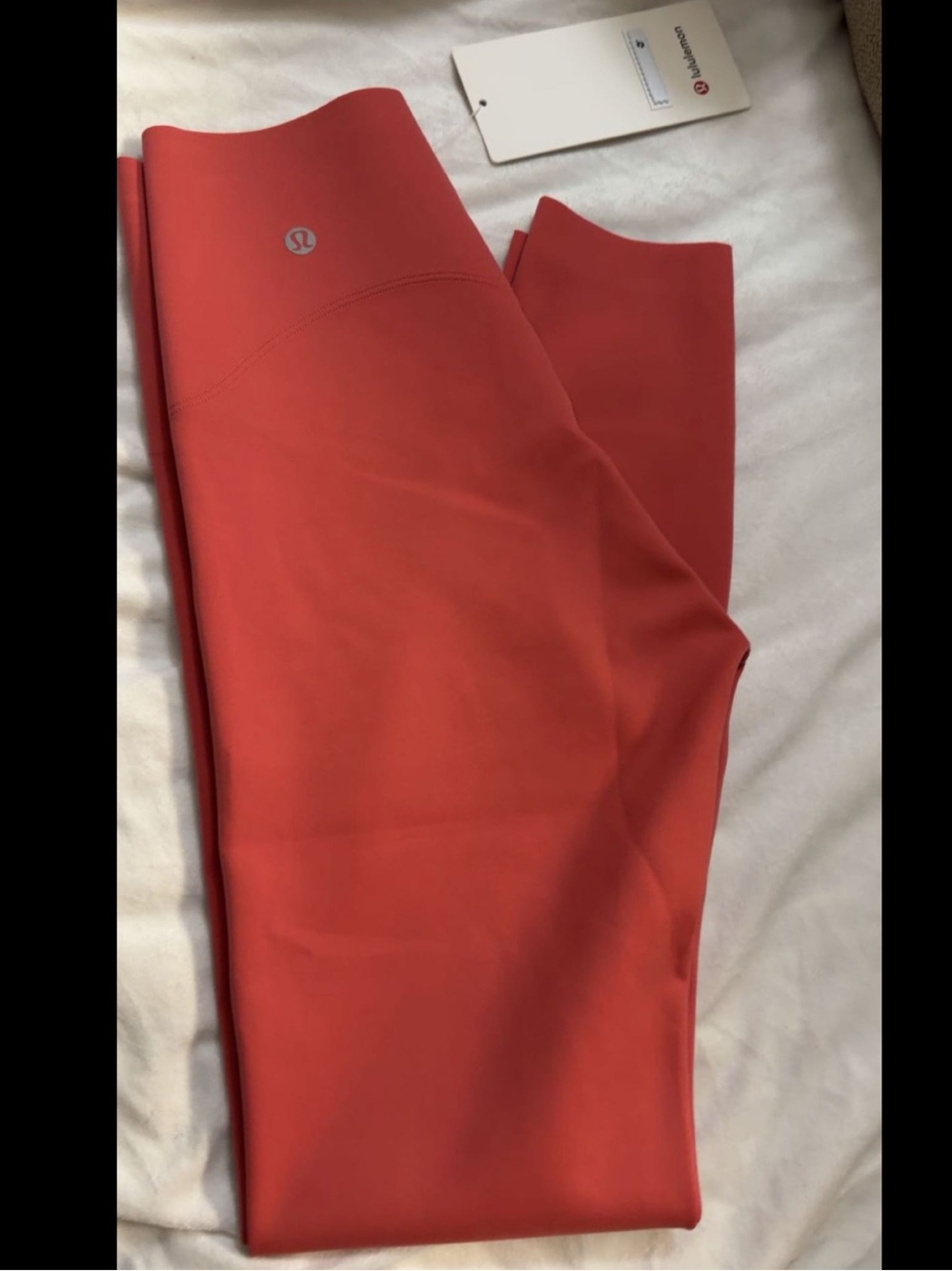 lululemon athletica women’s  Coral-Red Performance Joggers